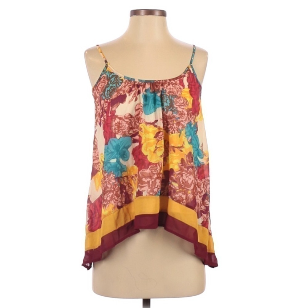 HollyWould Floral Sleeveless Blouse l SIZE XS